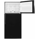  Whirlpool 28-inch, 14.3 cu. ft. Top Freezer Refrigerator WRT134TFDB IMAGE 4