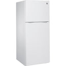  GE 24-inch, 11.6 cu. ft. Top Freezer Refrigerator GPE12FGKWW IMAGE 2