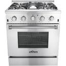  Thor Kitchen 30-inch Freestanding Gas Range with Convection Technology HRG3080U IMAGE 1