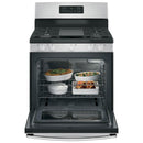  GE 30-inch Freestanding Gas Range with Steam Clean JCGBS66SEKSS IMAGE 3