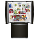  Whirlpool 30-inch, 19.68 cu.ft. Freestanding French 3-Door Refrigerator with FreshFlow™ Air Filter WRF560SFHV IMAGE 4