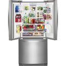  Whirlpool 30-inch, 19.68 cu.ft. Freestanding French 3-Door Refrigerator with FreshFlow™ Air Filter WRF560SFHZ IMAGE 4