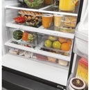  GE 33-inch, 18.6 cu. ft. Counter-Depth French-Door Refrigerator with Ice Maker GWE19JGLWW IMAGE 12