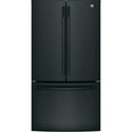  GE 36-inch, 27 cu.ft. Freestanding French 3-Door Refrigerator with Internal Water Dispenser GNE27JGMBB IMAGE 1