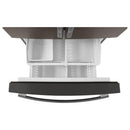  GE 36-inch, 27 cu.ft. Freestanding French 3-Door Refrigerator with Internal Water Dispenser GNE27JMMES IMAGE 9