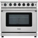  Thor Kitchen 36-inch Freestanding Gas Range with Convection Technology LRG3601U IMAGE 1