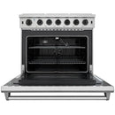  Thor Kitchen 36-inch Freestanding Gas Range with Convection Technology LRG3601U IMAGE 3