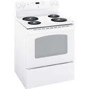  GE 30-inch Freestanding Electric Range JCBS280DMWW IMAGE 1