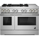  JennAir Rise 48-inch Professional-Style Dual-Fuel Range with Chrome-Infused Griddle and Gas Grill JDRP748HL IMAGE 1