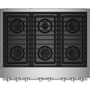  JennAir Noir 36-inch Professional-Style Dual-Fuel Range JDRP436HM IMAGE 3