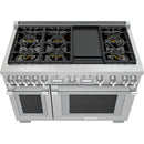  Thermador 48-inch Freestanding Gas Range with ExtraLow® Burners PRG486WDG IMAGE 2