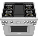  Thermador 36-inch Freestanding Gas Range with ExtraLow® Burners PRG364WDH IMAGE 2