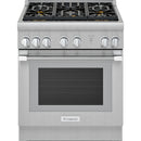  Thermador 30-inch Freestanding Gas Range with ExtraLow® Burners PRG305WH IMAGE 1
