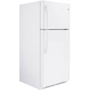  GE 30-inch 18 cu. ft. Top Freezer Refrigerator GTE18FTLKWW IMAGE 2