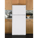  GE 30-inch 18 cu. ft. Top Freezer Refrigerator GTS18FTLKWW IMAGE 4