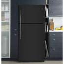  GE 30-inch 18 cu. ft. Top Freezer Refrigerator GTS18FTLKBB IMAGE 4