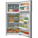  GE 30-inch 18 cu. ft. Top Freezer Refrigerator GTS18FSLKSS IMAGE 3