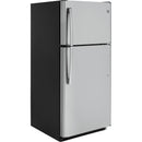  GE 30-inch 18 cu. ft. Top Freezer Refrigerator GTE18FSLKSS IMAGE 2