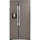  GE 36-inch, 21.8 cu.ft. Counter-Depth Side-by-Side Refrigerator with Water and Ice Dispensing System GZS22IMNES IMAGE 1
