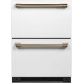  Café 24-inch 5.7 cu. ft. Dual-Drawer Refrigerator CDE06RP4NW2 IMAGE 1