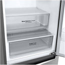  LG 24-inch, 12 cu.ft. Counter-Depth Bottom-Freezer Refrigerator with Multi-Air Flow System LBNC12231V IMAGE 3