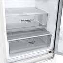  LG 24-inch, 12 cu.ft. Counter-Depth Bottom-Freezer Refrigerator with Multi-Air Flow System LBNC12231W IMAGE 3