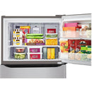  LG 30-inch, 20.2 cu.ft. Freestanding Top Freezer Refrigerator with Smart Diagnosis™ LTCS20020S IMAGE 7