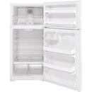  GE 28-inch, 15.6 cu.ft. Freestanding Top-Freezer Refrigerator with ClimateKeeper™ GTE16DTNRWW IMAGE 2