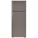 GE 28-inch, 17.5 cu.ft. Freestanding Top Freezer Refrigerator GTE18GMNRES IMAGE 1