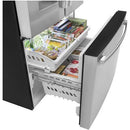  GE 36-inch, 25.6 cu.ft. Freestanding French 3-Door Refrigerator with Multiflow Air System GFE26JYMFS IMAGE 5