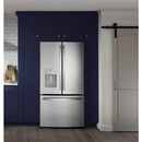  GE 36-inch, 25.6 cu.ft. Freestanding French 3-Door Refrigerator with Multiflow Air System GFE26JYMFS IMAGE 7