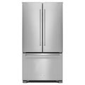  KitchenAid 36-inch, 22 cu.ft. Counter-Depth French 3-Door Refrigerator with Interior Water Dispenser KRFC302ESS IMAGE 1