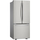  LG 30-inch, 21.8 cu.ft. Freestanding French 3-Door Refrigerator with SmartDiagnosis™ Technology LRFNS2200S IMAGE 2