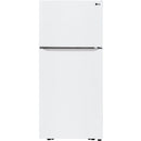  LG 30-inch, 20.2 cu.ft. Freestanding Top Freezer Refrigerator with Smart Diagnosis™ LTCS20020W IMAGE 1