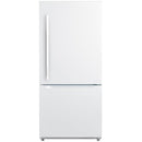  Moffat 30-inch, 18.6 cu.ft. Freestanding Bottom Freezer Refrigerator with LED Lighting MDE19DTNKWW IMAGE 1