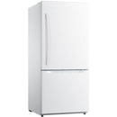  Moffat 30-inch, 18.6 cu.ft. Freestanding Bottom Freezer Refrigerator with LED Lighting MDE19DTNKWW IMAGE 2