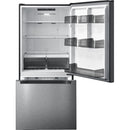  Midea 30-inch, 18.7 cu. ft. Bottom Freezer Refrigerator MRB19B7AST IMAGE 3
