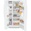 GE 33-inch, 23 cu. ft. Side-By-Side Refrigerator with Water and Ice Dispensing System GSS23GGPWW IMAGE 3