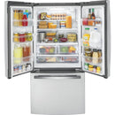  GE 33-inch, 18.6 cu. ft. Counter-Depth French-Door Refrigerator GWE19JYLFS IMAGE 4