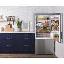  GE 32-inch, 17.7 cu.ft. Counter-Depth Bottom Freezer Refrigerator with LED Lighting GBE17HYRFS IMAGE 15