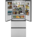  Haier 28-inch 14.5 cu. ft. Counter-Depth French 4-Door Refrigerator QJS15HYRFS IMAGE 1