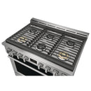  Electrolux 36-inch Freestanding Gas Range with Convection Technology ECFG3668AS IMAGE 5