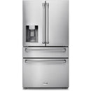  Thor Kitchen 36-inch Professional French Door Refrigerator with Ice and Water Dispenser TRF3601FD IMAGE 1