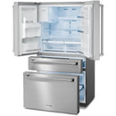  Thor Kitchen 36-inch Professional French Door Refrigerator with Ice and Water Dispenser TRF3601FD IMAGE 3