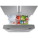  LG 36-inch, 27 cu. ft. Counter-Depth Max French 3-Door Refrigerator with Linear Cooling™ LRFLC2706S IMAGE 7