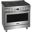  Frigidaire Professional 36-inch Freestanding Gas Range with True Convection Technology PCFG3670AF IMAGE 2