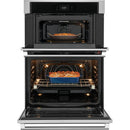  Electrolux 30-inch Combination Wall Oven with Microwave Oven ECWM3012AS IMAGE 3