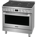  Frigidaire Professional 36-inch Freestanding Dual-Fuel Range with Convection Technology PCFD3670AF IMAGE 9