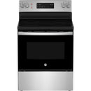  GE 30-inch Freestanding Electric Range JCBS630SVSS IMAGE 1