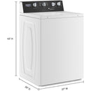  Maytag 4.0 cu. ft. Top Loading Washer with Dual-Action Agitator MVWP586GW IMAGE 10